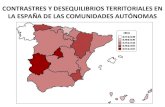 Contrastres y desequilibrios territoriales en España