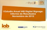 Primer estudio de Digital Signage de IABSPAIN