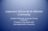 Charla del 3 de Noviembre de 2012: Aspectos éticos de la misión Curiosity Por Carlos Eduardo Sierra