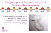 Campaña por el Acceso Universal al Preservativo Femenino