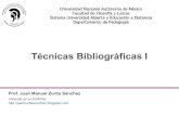 Técnicas Bibliográficas I (2011-2)