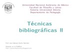 Técnicas Bibliográficas II (2009-2)