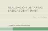 Tareas básicas de internet. Comercio digital