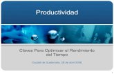 Tips De Productividad 04292008