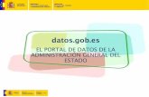 El sitio web datos.gob.es