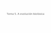 Tema 5  A Evolución Biolóxica