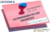 6  la priodidad de las promesas ppt ptr nic garza