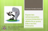Especies amenazadas: (algunos) conocimientos y recursos didácticos para Educación Primaria