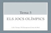 Organització Esportiva. tema 5. els jocs olímpics