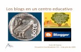Los blogs en un centro educativo
