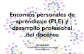 #PLEGr Presentación de Jordi Adell en Jornada de formación CEP Granada. "PLE y desarrollo profesional docente".