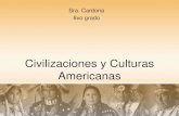 Civilizaciones y culturas americanas