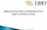 Presentación Corporativa Hbd Consulting1