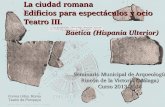 El teatro romano en la Baetica