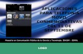 APLICACIONES PARA TELEFONÍA MÓVIL CONMEMORATIVAS DEL 11 DE SEPTIEMBRE