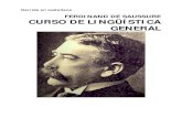 Saussure. curso de linguistica general. (libro)