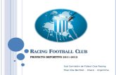 Presentacion Racing Footbal Club - Villa Berthet