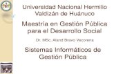 Modelos de Sistémica Organizacional para el Gobierno Regional Huánuco