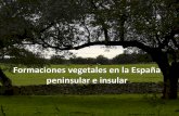 Formaciones vegetales en España peninsular e insular