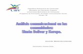 Analisis comunicacional en la comunidades Simón Bolívar y Koropo