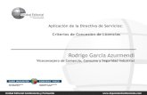 Directiva de Servicios y Licencias Comerciales 29.01.09