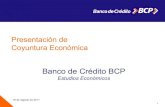 Presentación de Coyuntura Económica Agosto 2011