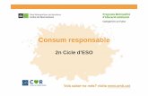 Activitats educatives a l`Aula - Consum responsable (2n cicle ESO)
