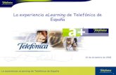Experiencia E learning Telefónica España