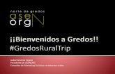 #GredosRuralTrip Presentación para los blogueros del "Modelo Gredos"