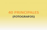 LOS 40 PRINCIPALES:5 Fotógrafos.