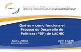 3 Qué es y cómo funciona el  Proceso de Desarrollo de  Políticas (PDP) de LACNIC  Ec 0909