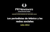 Presentación   los periodistas mexicanos en las redes sociales