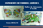 Exposición de vidrieras. Taller de Artesanía. I.E.S .Abyla. Ceuta (Spain)