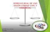 Derechos reales de uso a la luz del nuevo Código Civil y Comercial
