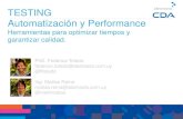 Abstracta-CDA - TESTING: Automatización y Performance - Herramientas para optimizar tiempos y garantizar calidad.
