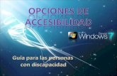 Opciones de Accesibilidad Windows 7