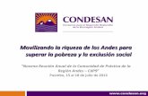 Movilizando la riqueza de los Andes para superar la pobreza y la exclusión social