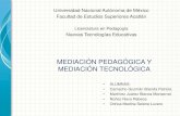 Mediación pedagogica y mediación tecnológica