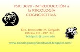 Introducción a la Psicología Cognitiva enero 2008