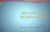 Mi rutina diaria / My daily routine