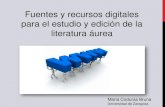 Fuentes y recursos digitales para el estudio y edición de la literatura áurea