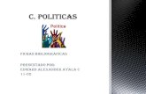 Fichas bibliograficas c.politicas