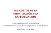 Costos privatizaci³n y capitalizaci³n