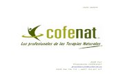 Observatorio de las  terapias naturales   2009 - cofenat.es