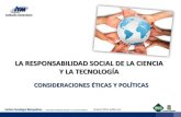 Responsabilidad social de la ciencia y la tecnología