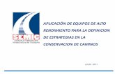 Aplicación de Equipos de alto rendimiento para la definición de estrategias en la Conservación de caminos,Infraestructura del transporte, Reunión regional en Puebla