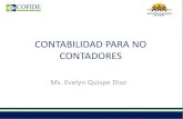 Charlas N° 05 y 06: Contabilidad para no contadores I y II - Evelyn Quispe