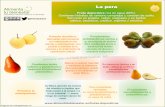 Frutas depurativas: la pera