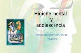 Higiene mental en la adolescencia