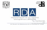 La implementación del nuevo código de catalogación RDA en los registros bibliográficos